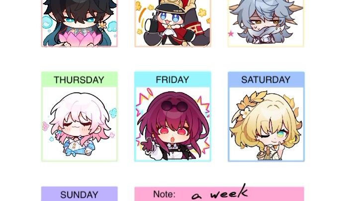 HSR | seven days a week
