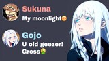 Sukuna flirting with female Gojo Satoru!! Jujutsu kaisen discord