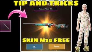 NO FAKE IP - CÁCH CUỐI ĐỂ NHẬN SKIN M24 FREE SIÊU TỐC - TIP AND TRICKS || PUBG MOBILE