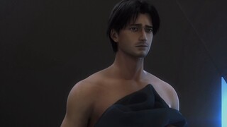 Wall-facer Luo Ji shoots commercial for Shenbao film