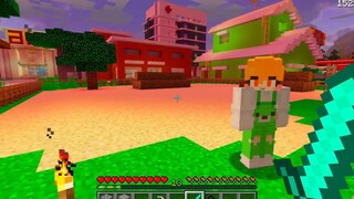 Sammy Bất Ngờ Trở Thành Zombie Tấn Công Mèo Simmy Trong Làng Hero Team Minecraft