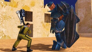 Halo 1 Crewman VS. Halo 2 Hunters