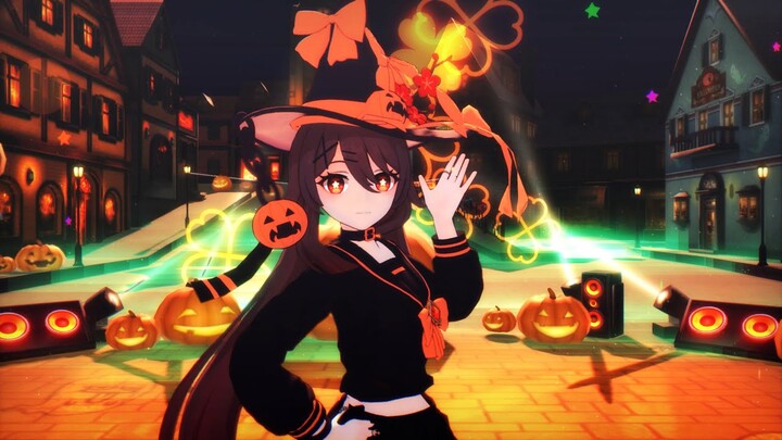 【Genshin Impact MMD/4K/60fps】- Hutao -【Happy Halloween】🎃👻🦇