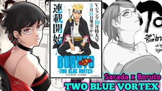 Gaya Baru Sarada X Boruto Two blue vortex