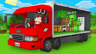 Mikey and JJ Survive Inside a TRUCK in Minecraft (Maizen)