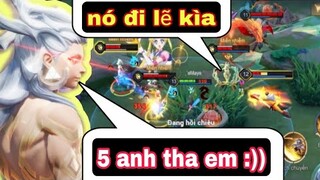 Bright Lỡ đi lẽ bị 5 người dí | Ngán Megkill quá mấy anh tha em - Hùng BK