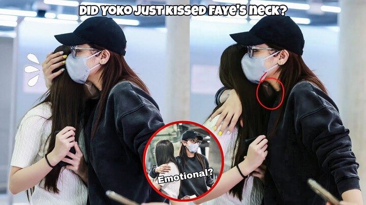 (FayeYoko) Faye doesn't want to separate with Yoko? And them being lowkey couple at the airport? 🤭