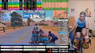 Zwift Cycling Workout 1.08.2025
