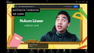 ADD MATH BAB 6 HUKUM LINEAR