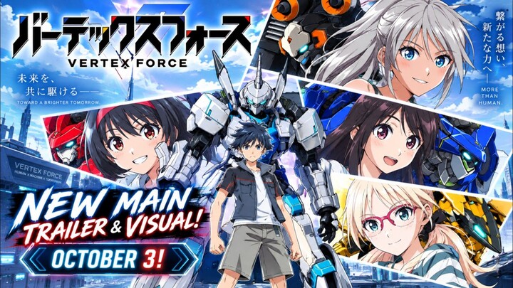 VERTEX FORCE — NEW MAIN TRAILER & VISUAL! OCTOBER 3!