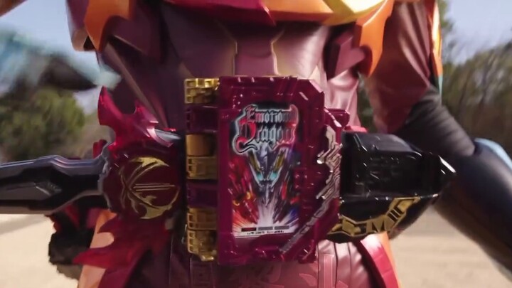 [Subtitle Efek Khusus] Serangan Spesial Paman Ren! Naga Emosional Pedang Suci Kamen Rider