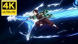 [4K60 frames] The full collection of Breath of Water 1~11! ! ! [ Demon Slayer ][Tanjiro]