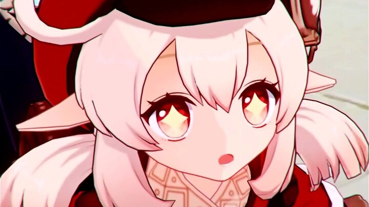 Ta-da! Klee talking in onomatopoeia is just too adorable!