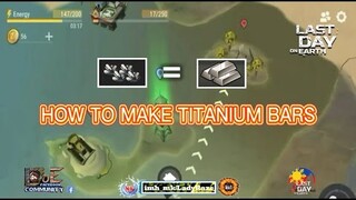 "HOW TO MAKE TITANIUM BARS"/(see description for alu and copper bars)/waiting for next season - LDOE