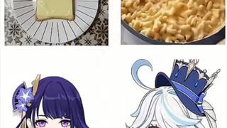 当雷电将军和芙宁娜给你做饭的话