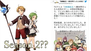 MUSHOKU TENSEI SEASON 2 KAPAN RILIS??