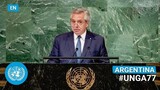 🇦🇷 Argentina - President Addresses United Nations General Debate, 77th Session (English) | #UNGA