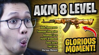 WOW INI DIA AKM 8 LEVEL GLORIOUS MOMENT! AKM WANDERING TYRANT! - PUBG MOBILE