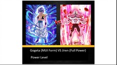 DBS Fanmade Fight: Gogeta (MUI Form) VS Jiren Power Level