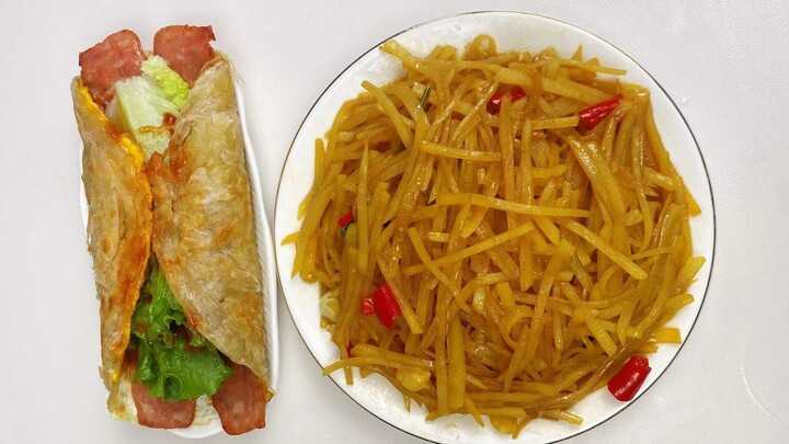 Masak dengan Emosi | Irisan Kentang Asam Pedas | Panekuk Tangan