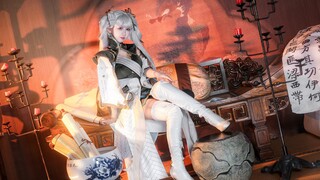 人均双马尾白毛控？今汐cos