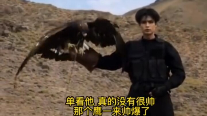 Kazakh Man Domineeringly Trains His Eagle