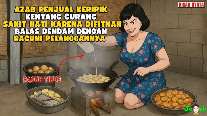 AZAB PENJUAL KERIPIK KENTANG CULAS SAKIT HATI KARENA DIFITNAH BALAS DENDAM