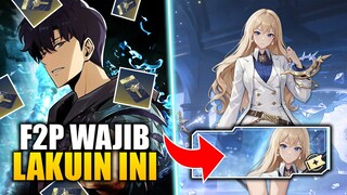 Kaum F2P WAJIB Lakukan Ini Dari Sekarang Supaya Gak Nyesel! | Solo Leveling: ARISE