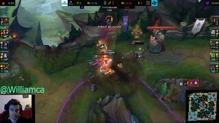 Tâm điểm trận đấu giữa CLG và C9 phần 1 #game #LOL