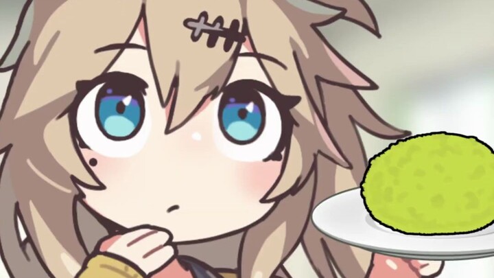(Daging yang dimasak) Junda Moe yang dipaksa memakan kue Junda