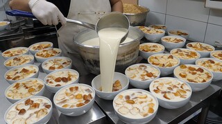 직접 만드는 뜨끈한 콩국과 찹쌀튀김, 토스트 / handmade bean soup, egg toast - korean street food