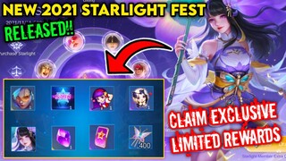 NAW EVENT! KAGURA ANNUAL STARLIGHT (RELEASED) 2021 STARLIGHT FEST CLAIM EXCLUSIVE REWARDS! - MLBB