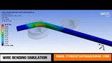 Pipe_Wire_Tube Bending Simulation Using Two Contact Support In Ansys Workbench