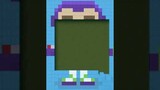 Buzz Lightyear in Minecraft #pixelart #shorts #satisfying