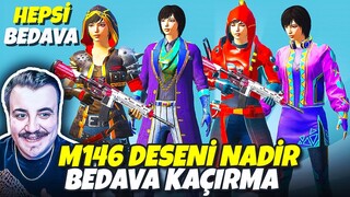 BEDAVA NADİR M416 DESENİ 4 ADET SET PUBG Mobile Bedava setler