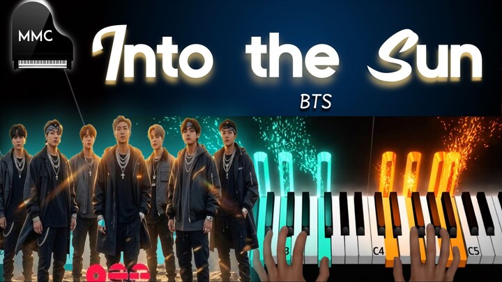Into The Sun by BTS piano cover/tutorial + sheet music + lyrics