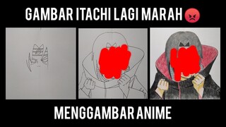 Menggambar Itachi Lagi Marah