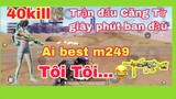 Setting 4 ngón mới. [PUBG Mobile]Táp nhanh bắn nhanh+Best m249😂