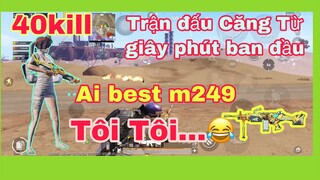 Setting 4 ngón mới. [PUBG Mobile]Táp nhanh bắn nhanh+Best m249😂