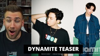 THE 90s STYLE 😆😆😆 BTS DYNAMITE FIRST TEASER PHOTOS REACTION