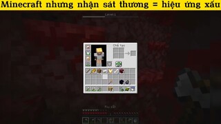 Minecraft nhưng nhận sát thương = hiệu ứng xấu p7