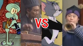 Funny video|Competition between four popular music