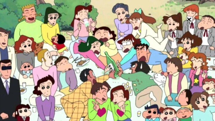 Crayon Shin-chan｜All members gathered together (In addition to the final group photo, I also found t