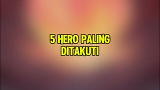 5 Hero paling di takuti di MPL ID#mplids16 #mlbbinfo #NEXTJagoanMabar #MLBBNEXT2025