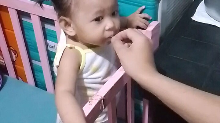 My Baby eating Sayote😍❤️