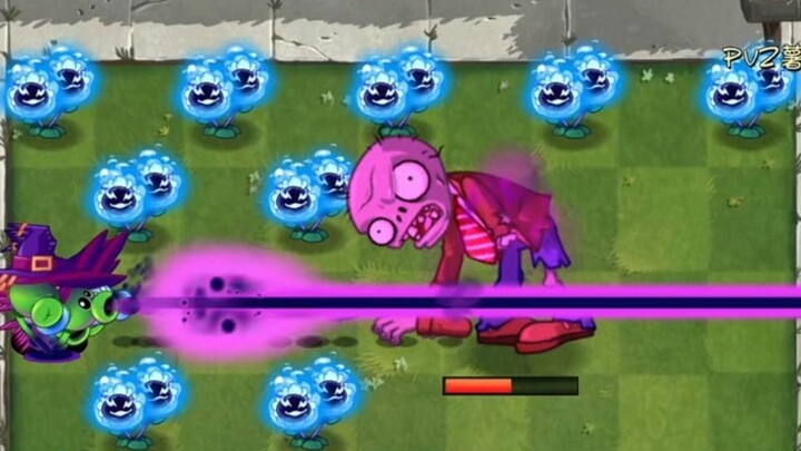 50 plants of various levels vs. a 188888 HP 42 parallel universe ordinary zombie'.