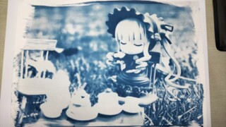 Classical cyanotype 1842~I took a photo of Xiao Honghong~