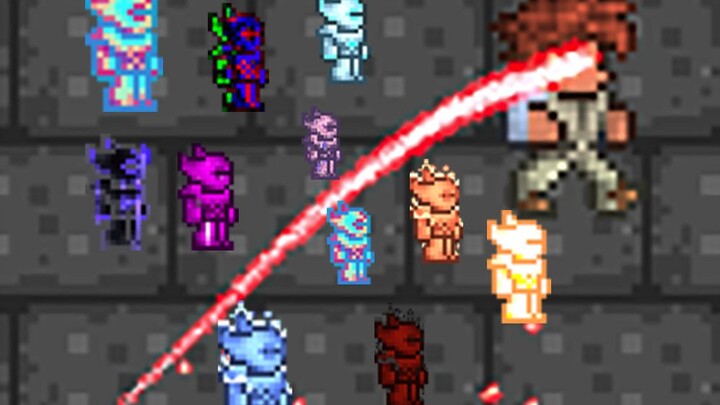 【Tổng hợp Terraria 1.4】Điểm qua các loại thuốc nhuộm cực ngầu, hiệu ứng mắt đỏ, biến nhân vật của bạ