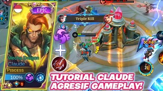 BUILD CLAUDE TERSAKIT BUAT SOLO PLAYER! SUPER AGRESIF PAKE EMBLEM ASSASSIN | TOP GLOBAL CLAUDE -MLBB