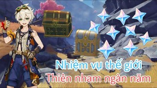 Nhiệm vụ thế giới : Thiên nham ngàn năm - Genshin impact | Nghĩa Kaedehara